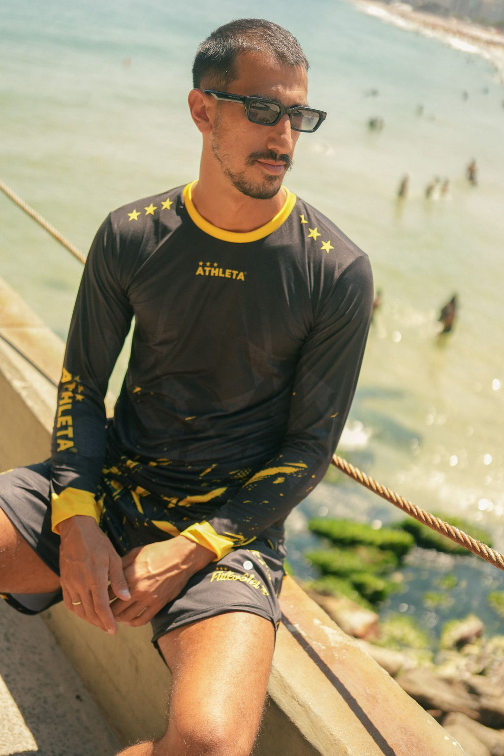 חולצה בודדת  ATHLETA Black Venom